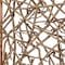 Homeroots 69" Brown Wood Folding Three Panel Screen Room Divider 274729 - alternate 5