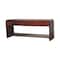 Homeroots 43in Brown Solid Wood Enclosed and Open Storage TV Stand 727856 - alternate 8