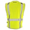 Dome75 Hi-Vis Safety Vest SM/MD Class ANSI/ISEA 107-2020 Class 2 , Zippered Front Closure 2 Pockets DV1221 - alternate 7