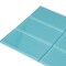 Apollo Tile Sky Blue 3 in x 6 in Glass Glossy Wall Subway 5 sqft/case, 40PK APLA88041 3X6A - alternate 9