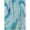 Homeroots 3' X 5' Blue Pink And Green Abstract Washable Indoor Outdoor Area Rug 600222 - alternate 8