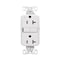 Eaton Wiring Devices Eaton Tamper and Weather-Resistant GFCI Receptacle, 125 V, 20 A, NEMA: NEMA 5-20R, Back, Side Wiring TWRGF20W - alternate 1