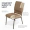 Flash Furniture Advantage Mixed Tan Church Chairs 18.5" Wide PCHT185-105 - alternate 9