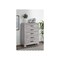 Homeroots 48" Gray Wood Five Drawer Dresser 564696 - alternate 9