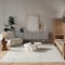 Homeroots 8' X 10' Cream and Beige Geometric Distressed Indoor Outdoor Area Rug 558819 - alternate 6