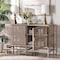 Bali & Pari Vivan Natural Rattan Storage Cabinet, French Grey 272-14899-ZORO - alternate 8