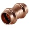 Apollo Coupling with Stop, 1/2 in, Press Fit, Copper, 300 psi Pressure XPRC12 - alternate 2