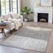 Homeroots 3' X 5' Taupe And Gray Abstract Washable Indoor Outdoor Area Rug 632065 - alternate 7