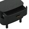 Manhattan Comfort Solara 30 in Solid Wood Nightstand in Black (2-Drawer) NS1788-2 - alternate 7