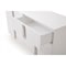 Homeroots 64" White Solid and Manufactured Wood Six Drawer Double Dresser 490824 - alternate 5