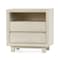 Homeroots 27" Distressed Sand Two Drawer Solid Wood Nightstand 549967 - alternate 8