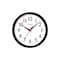 Westclox Clock, Round, Black Frame, Plastic Clock Face, Analog White 461861 - alternate 2