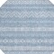 Homeroots 8' Blue And Denim Blue Round Southwestern Washable Indoor Outdoor Area Rug 587520 - alternate 5