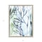 Homeroots Sea Leaves II Framed Art Silver Picture Frame Print Wall Art 416809 - alternate 3