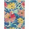 Homeroots 3' X 5' Blush And Pink Floral Washable Indoor Outdoor Area Rug 610973 - alternate 9