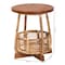 Bali & Pari Derenik Natural Rattan and Mahogany Wood End Table 261-14369-ZORO - alternate 6