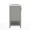 Flash Furniture Vega 24in. Vanity w/Sink, Soft Close Doors & Open Shelf, Carrara Marble, Black Hardware, Gray/White FS-VEGA24-GY-HDBLK-GG - alternate 7