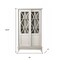 Homeroots 28in White Standard Accent Cabinet With Eight Shelves 401697 - alternate 6