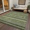Homeroots 10' X 14' Olive Green And Artichoke Green Southwestern Washable Indoor Outdoor Area Rug 582841 - alternate 8