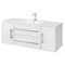 Cutler MILANO 48 in Wall Hung Vanity WHITE w/top (Modern Shaker) FV-WHITE48MS - alternate 5