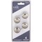 Hardware Resources KasaWare 1-3/16'' Dia. Satin Nickel Cabinet Knob, 4PK K778SN-4 - alternate 1