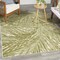 Homeroots 4' X 6' Ivory And Green Palm Leaf Indoor Outdoor Area Rug 548155 - alternate 8