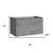 Homeroots 32" Gray Wood Freestanding Bathroom Vanity With White Sink And Two Drawers 627425 - alternate 4