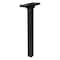 Architectural Mailboxes Patriot Mailbox Post and Mounting Kit, Black GMB115BAM - alternate 1