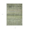 Homeroots 5' X 8' Artichoke Green Blue And Black Floral Washable Indoor Outdoor Area Rug 606171 - alternate 8