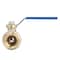 Mueller Industries Homewerks 1/4 in. Brass FIP Ball Valve Full Port Quarter-Turn Lever For Water/Oil/Gas 113-2-14 - alternate 4