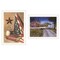 Homeroots Set Of Two Star Spangled Night God And Country White Framed Wall Art, 2PK 571974 - alternate 1