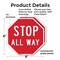 Signmission Stop All Way, 6 inch X 6 inch, Plastic Sign, 2PK OC-P-2PACK-6-9 - alternate 5