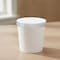 Smarty Had A Party 16 oz Squat Paper Soup Cups with Paper Lids, 500PK 616PLCS-CASE - alternate 4