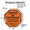 Signmission Posted No Trespassing Hunting, Fish, 6 inch X 6 inch, Vinyl Decal, 2PK OC-D-2PACK-6-104 - alternate 3
