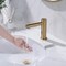 Kibi Circular Touchless Bathroom Faucet with Pop-Up Drain, Plug-In or Battery Powered C-KBF1029BB - alternate 10