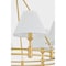 Hudson Valley Lighting Howard 6 Light Chandelier in Aged Brass by Mark D. Sikes MDS1800-AGB - alternate 4