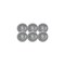 Whirlpool 6" Chrome Drip Bowl For, 6PK 3999 - alternate 3