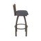 Holland Bar Stool Co Revelle 25in Swivel Counter Stool with Bronze Finish, Medium Back and Canter Storm Seat 881 - alternate 6