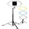 Squatz 11 in LED 12W Selfie Ring Light with Wired Control, 3 Color Modes, 10 Brightness Levels, Tripod SQTCK-1 - alternate 1