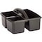 Teacher Created Resources Plastic Storage Caddy, 9" L x 9-1/4" W x 5-1/4" H, Black, 2PK 20902 - alternate 5