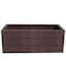 Leisuremod Oasis Modern Rectangular Fiberglass & MgO Clay Planter Box with Cover, Weather-Resistant OP14BR - alternate 4