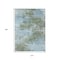 Homeroots 10' X 14' Sage And Denim Blue Abstract Washable Indoor Outdoor Area Rug 630656 - alternate 6