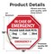 Signmission In Case of Emergency Please Save Ou, 18 inch X 18 inch, Vinyl Decal, 2PK OC-D-2PACK-18-90 - alternate 4
