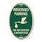 Signmission Reserved Parking For New Mothers & Mother's T, 12 In X 18 In Architectural, Heavy Gauge Aluminum A-OV-G-1218-9905 - alternate 1