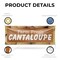 Signmission Farm Fresh Cantaloupe, 18 Inch x 48 Inch, Vinyl Banner B-30584 - alternate 4