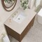 James Martin Vanities Myrrin 36" Vanity, Mid Century Walnut, w/ 3 CM Siberian Silestone Top 485-V36-WLT-3SFR - alternate 9