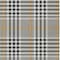 Homeroots 8' X 10' Black Gold And Ivory Plaid Washable Indoor Outdoor Area Rug 601455 - alternate 5