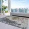 Homeroots 5' X 8' Beige Brown And Gray Abstract Washable Indoor Outdoor Area Rug 587315 - alternate 7