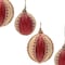 Homeroots Set of Four Red And Natural Woven Bamboo Ball Ornaments, 4PK 633365 - alternate 5
