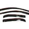 Ventshade Rainguards, Aerodynamic Design, In-Channel, Smoke, Acrylic, Set Of 4 194248 - alternate 1